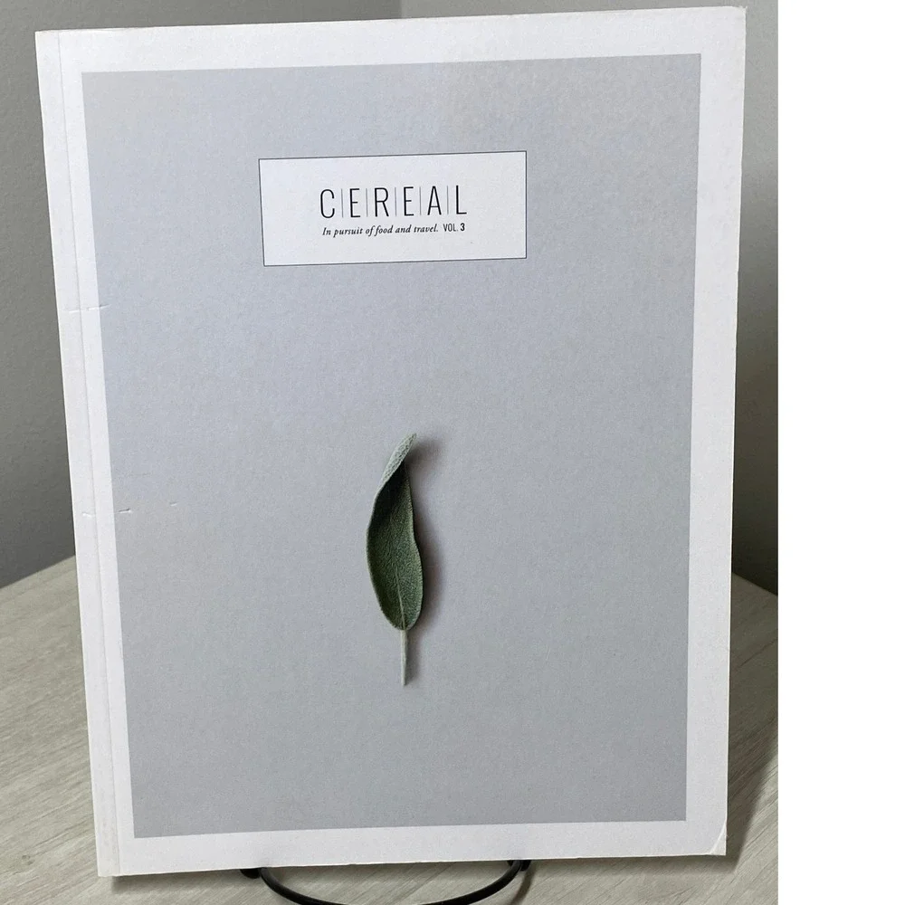 Cereal Magazine Volume 3 Food Travel Santa Barbara Reykjavik 2013 Rare Find